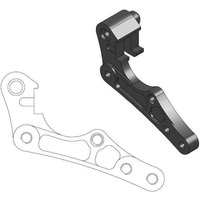 211080 - Moto Master Relocation Bracket for OEM Caliper For Sherco SC125 2019-2020 Fits Front Left Or Right - Black
