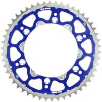 620193449 - Moto Master Fusion Dual Rear Sprocket For TM CC 250FI 2019 Rear Blue 49T