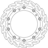 112118 - 112118 - Moto Master Flame Series Floating Front Right Brake Disc - BMW F 800 R 2009-2012