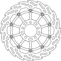 113154 - 113154 - Moto Master Flame Series Front Right Brake Disc - Ducati DIAVEL 1200 ABS 2011-2018