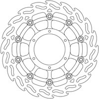 113094 - 113094 - Moto Master Flame Series Floating Front Right Brake Disc - Honda CBR600F 2011-2013