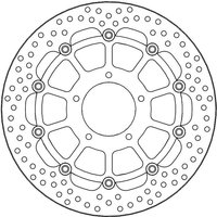 112181 - 112181 - Moto Master Halo Series Floating Front Brake Disc - MV Agusta Turismo Veloce 800 2014-2022