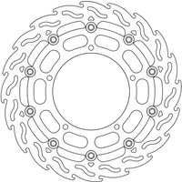 112149 - 112149 - Moto Master Flame Series Floating Front Right Brake Disc - Yamaha YZF-R1 1000 GP 2012