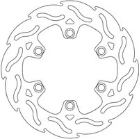 110385 - 110385 - Moto Master Flame Series Rear Brake Disc - Kawasaki KDX250 1991-1995