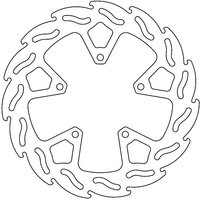 110840 - 110840 - Moto Master Flame Series Fixed Rear Brake Disc - Honda CB1000R Neo Sports Cafe 2018-2024