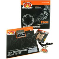 Image of 310035 - Moto Master Brake Kit For Husqvarna CR125 1996-2008 Front - Black/Stainless Steel
