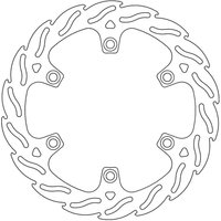 110792 - 110792 - Moto Master Flame Series Fixed Rear Brake Disc - Honda VFR 800 X 2015-2020