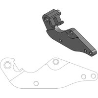 211013 - Moto Master Supermoto Street Brake Disc Adapter Bracket For Husqvarna CR125 2006-2013 Front - Black