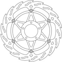 113142 - 113142 - Moto Master Flame Series Floating Front Left Brake Disc - Ducati Superleggera 1199 2014