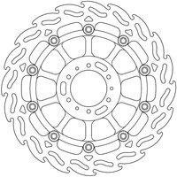 113030 - 113030 - Moto Master Flame Series Floating Front Right Brake Disc - Honda CBR 600 F 1999-2000