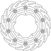 112244 - 112244 - Moto Master Flame Series Front Left Brake Disc - Yamaha YZF-R6 600 2017-2024
