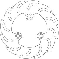 Image of 110235 - 110235 - Moto Master Flame Series Front Brake Disc - Peugeot Speedfight II 50 2000-2010