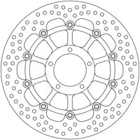 113136 - 113136 - Moto Master Halo Series Floating Front Brake Disc - Ducati Hypermotard 796 2010-2012