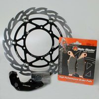 Image of 310025 - Moto Master Brake Kit For TM CROSS 125 1998-2002 Front - Black/Stainless Steel