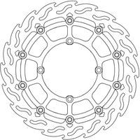 112302 - 112302 - Moto Master Flame Series Floating Front Brake Disc - Suzuki RMZ450 2005-2024