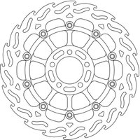 113013 - 113013 - Moto Master Flame Series Floating Front Left Brake Disc - Kawasaki ZZR 1100 1990-1992