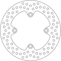 Image of 110453 - 110453 - Moto Master Halo Series Rear Brake Disc - Kawasaki ZX-12 R 2000-2006