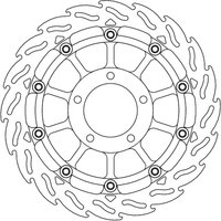 113179 - 113179 - Moto Master Flame Series Front Right Brake Disc - Triumph Tiger 1050SE 2009-2013