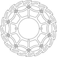 111038 - 111038 - Moto Master Flame Series Supermoto Front Brake Disc - Suzuki RMZ450 2018-2019