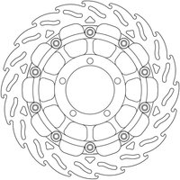 113075 - 113075 - Moto Master Flame Series Front Right Brake Disc - Triumph Street Triple 675 2008-2012