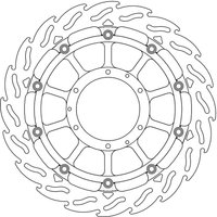 113070 - 113070 - Moto Master Flame Series Front Left Brake Disc - Honda CBR 1000 RR Fireblade 2008-2016