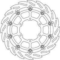Image of 112289 - 112289 - Moto Master Flame Series Front Right Brake Disc - Suzuki GSX-R 1000 R 2017-2021