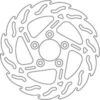 110748 - 110748 - Moto Master Flame Series Fixed Rear Brake Disc - Harley Davidson XL 883 R 2011-2015