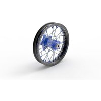 Image of 20.729.0.BL - 20.729.0.BL - Kite Elite MX 16" Rear Wheel - KTM SX85 2021-2024 - Black/Blue Hub/Silver