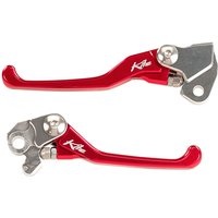34.102.0.RO - 34.102.0.RO - Kite Unbreakable Pivot Clutch And Brake Levers - Suzuki RMZ450 2018-2019 - Red