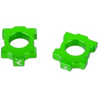 19.340.0.VE - 19.340.0.VE - Kite Light Axle Blocks - Kawasaki KXF450 2006-2015 - Green
