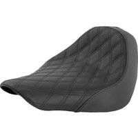 Image of 818-27-002LS - Saddlemen Renegade Lattice Stitch Solo Seat For Harley Davidson FLFB 1750 2018-2020 - Black