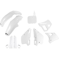 Image of YAKIT297F@999 - UFO Full Plastics Kit - Yamaha YZ125 1991 - White