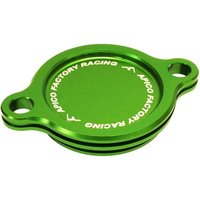 Apico Oil Filter Cover - Kawasaki KXF250 2005-23, Suzuki RMZ250 2005-06 - Green