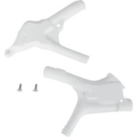 HO02637#041 - HO02637#041 - UFO Frame Guards - Honda CR125 1991-92, CR250 1990-91, CR500 1991-2001 - White