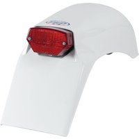 ME08032W - ME08032W - UFO Universal Vintage Rear Fender With Taillight - Fantic 1979-82 - White