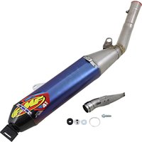 044466 - 044466 - FMF Factory 4.1 Titanium Blue Slip-On Exhaust Silencer - Yamaha WRF450 2020-21