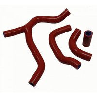 Image of SCRF45013YR - SCRF45013YR - KSX Radiator Hose Kit - Honda CRF450R & CRF450X 2013-14 - Red