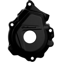 Image of Polisport Ignition Cover Protector - KTM SXF 250/350 & Husqvarna FC 250/350 2016-22 - Black