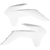 KT04052#047 - KT04052#047 - UFO Radiator Scoops - KTM EXC 125/200/250/300 2014-16, SX 125/150/250 2013-2015 - White