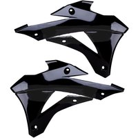 Polisport Radiator Scoops - Kawasaki KX85 2014-21 - Black