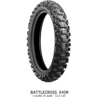 Image of 7191 - Bridgestone Battlecross X40 62M Rear Tyre - 110/90-19"