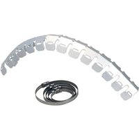 Raceline Aluminium 2 Stroke Exhaust Pipe Guard - Silver