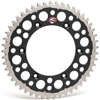 Image of Renthal Twin Ring Rear Sprocket - KTM SX/EXC 125-620 1990-2024, TE/TC/FE/FC 2000-24, MC/EC/EX 2021-24 - 48T Black
