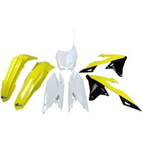 Image of SUKIT418F@999 - SUKIT418@999 - UFO Full Plastics Kit - Suzuki RMZ250 2018 - OEM