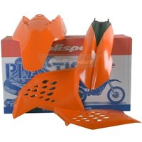 Image of Polisport Plastics Kit - KTM EXC 125/200/250/300/450/530 2008-11 - Orange