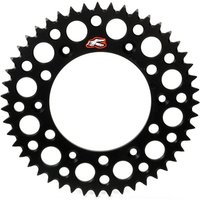 Image of Renthal Ultralight Rear Sprocket - Suzuki RM 125/250 1992-2008, RMZ250 2007-24, RMZ450 2005-24 - 50T Black