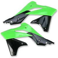 KA04725#999 - KA04725#999 - UFO Radiator Scoops - Kawasaki KXF250 2013-16 - OEM