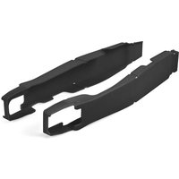 Image of Polisport Swingarm Protectors - Suzuki RMZ250 2010-18, RMZ450 2010-17 - Black