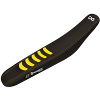 1624H - Blackbird Double Grip 3 Seat Cover - Husqvarna FC 250/350/450 & TC 125/250 2019-21 - Black/ Yellow