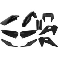 Polisport Plastics Kit - Husqvarna TE 150/300, FE 250/501 2020-23 - Black